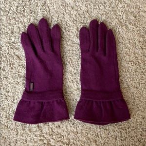 ECHO Purple Wool/Nylon Gloves